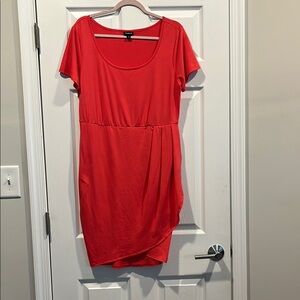Torrid Red Short Sleeve Dress